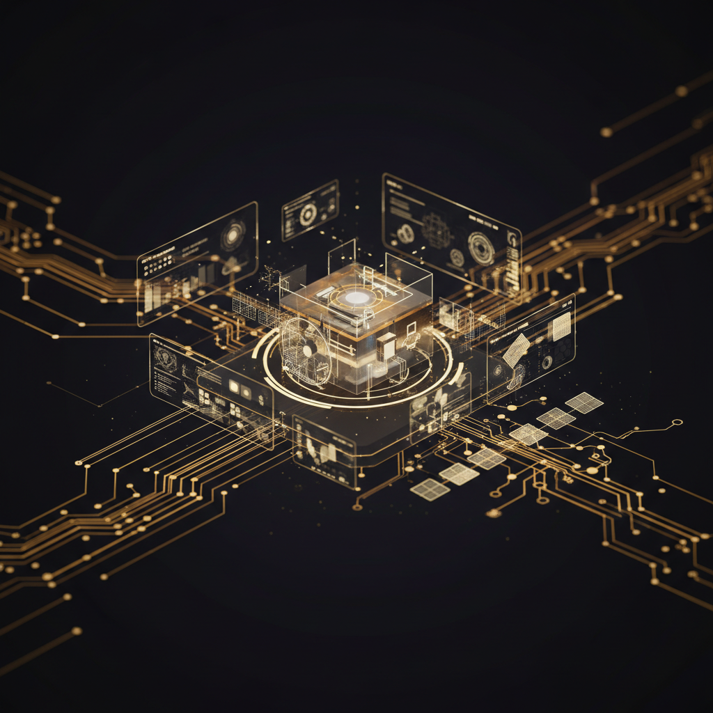 3D visualization illustration Energy & Utilities Cloud for Professional Services - BOM Management - RenderDraw