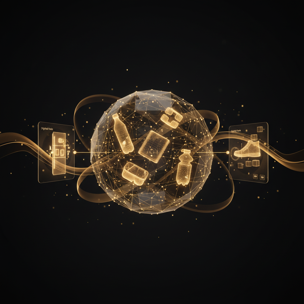 3D visualization illustration Media Cloud for Consumer Goods - Asset Management - RenderDraw