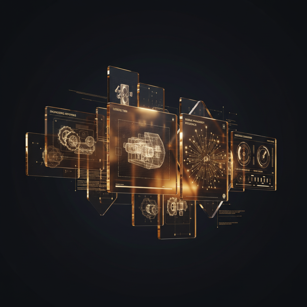 3D visualization illustration Agentforce Revenue Management for Manufacturing - Revenue Management Intelligence - RenderDraw