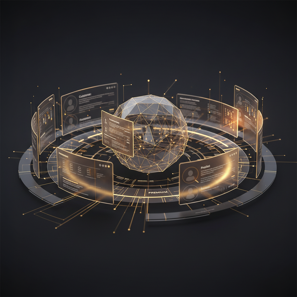 3D visualization illustration Agentforce Revenue Management for SaaS & Software - Customer segmentation for pricing - RenderDraw