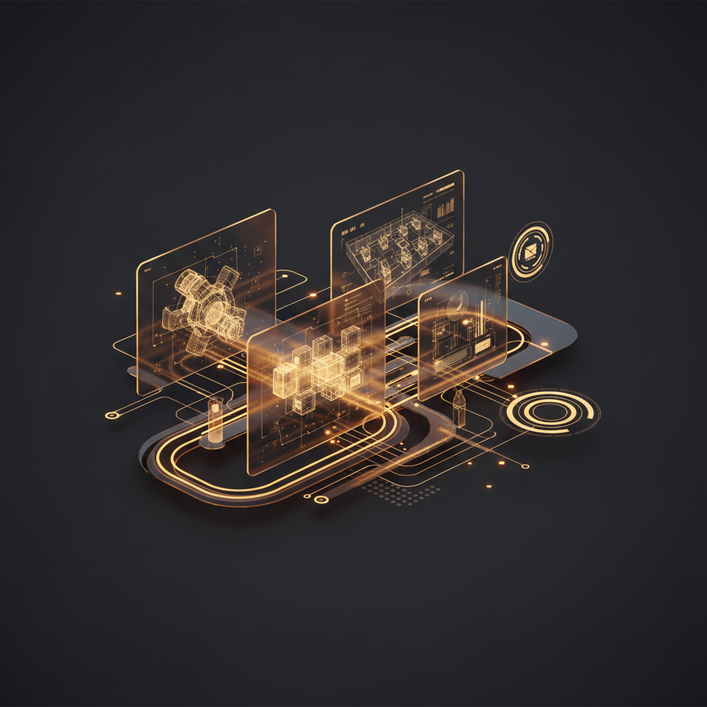 3D visualization illustration Agentforce Revenue Management for Manufacturing - Quote workflow automation - RenderDraw