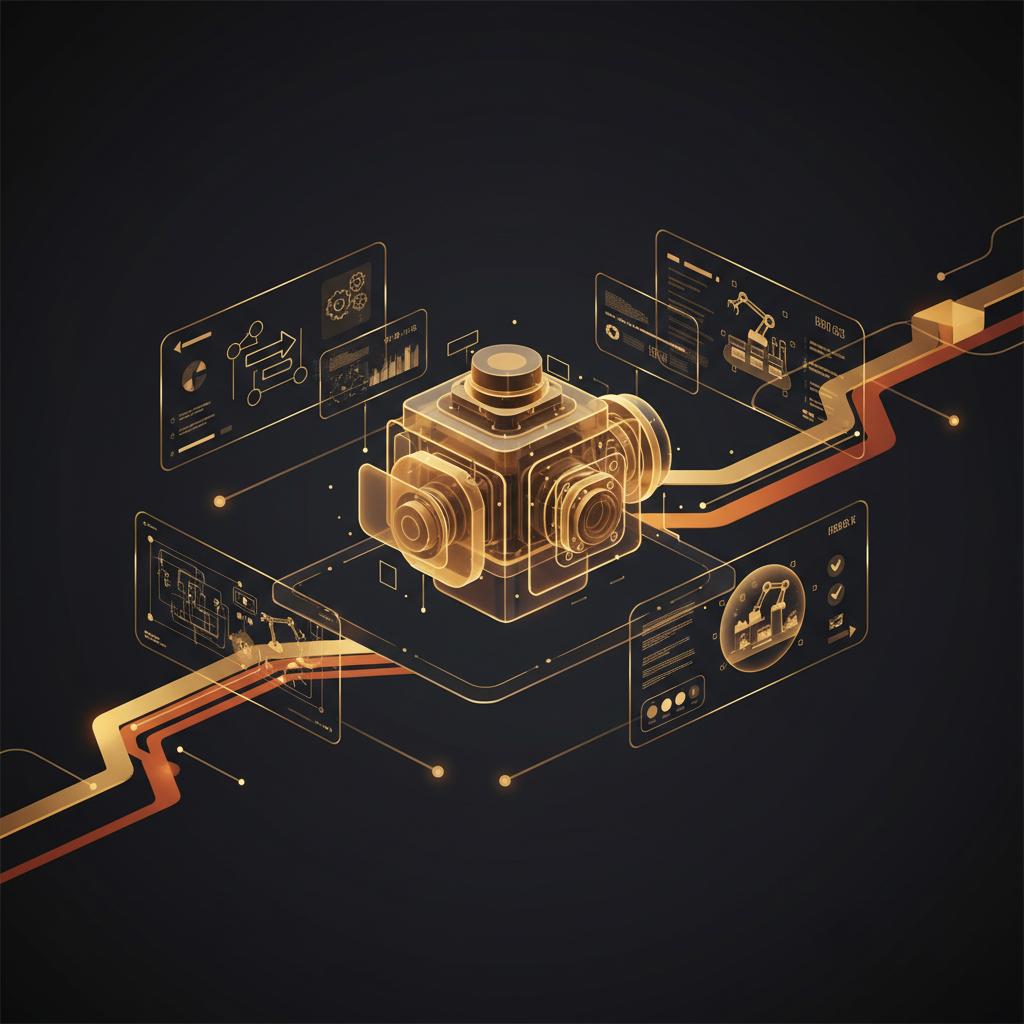 3D visualization illustration Agentforce Revenue Management for Manufacturing - Manual work reduction in quoting - RenderDraw