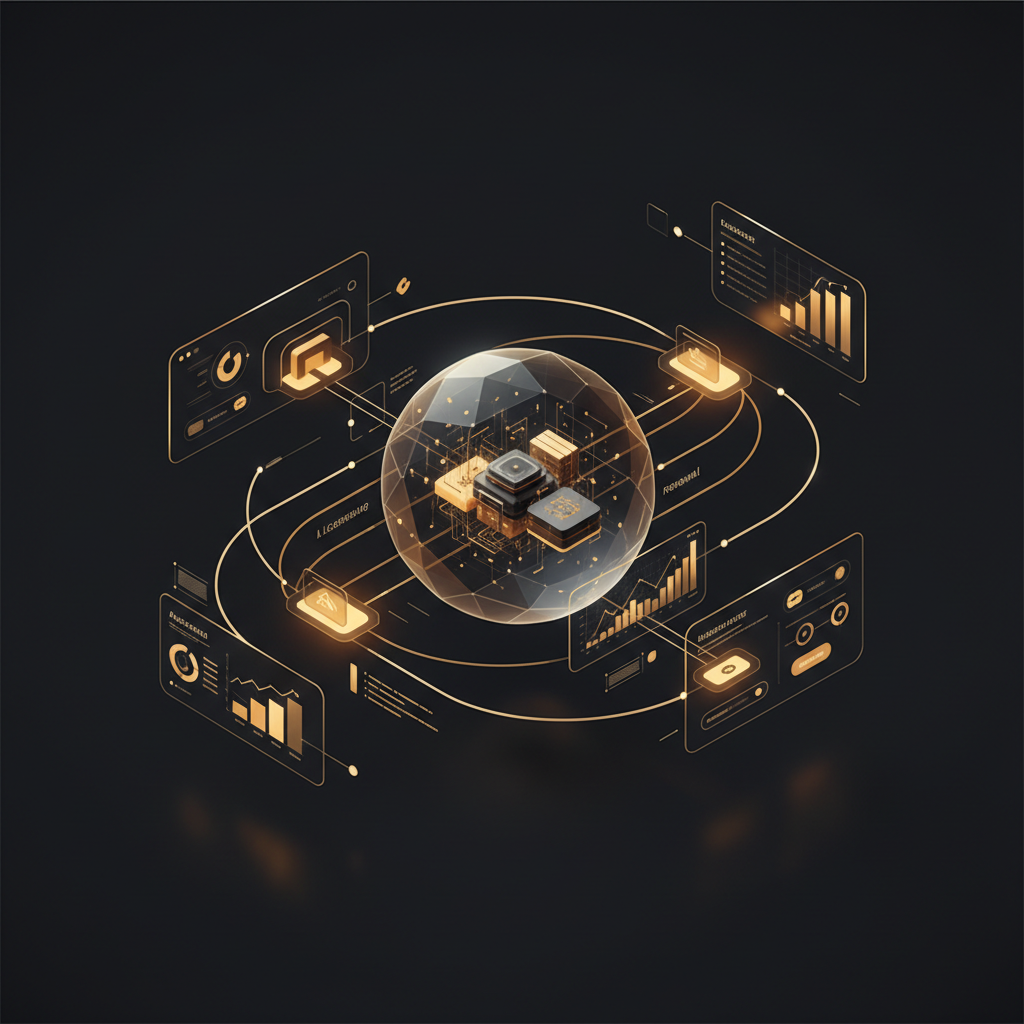 3D visualization illustration Agentforce Revenue Management for High Tech - Renewal automation workflows - RenderDraw