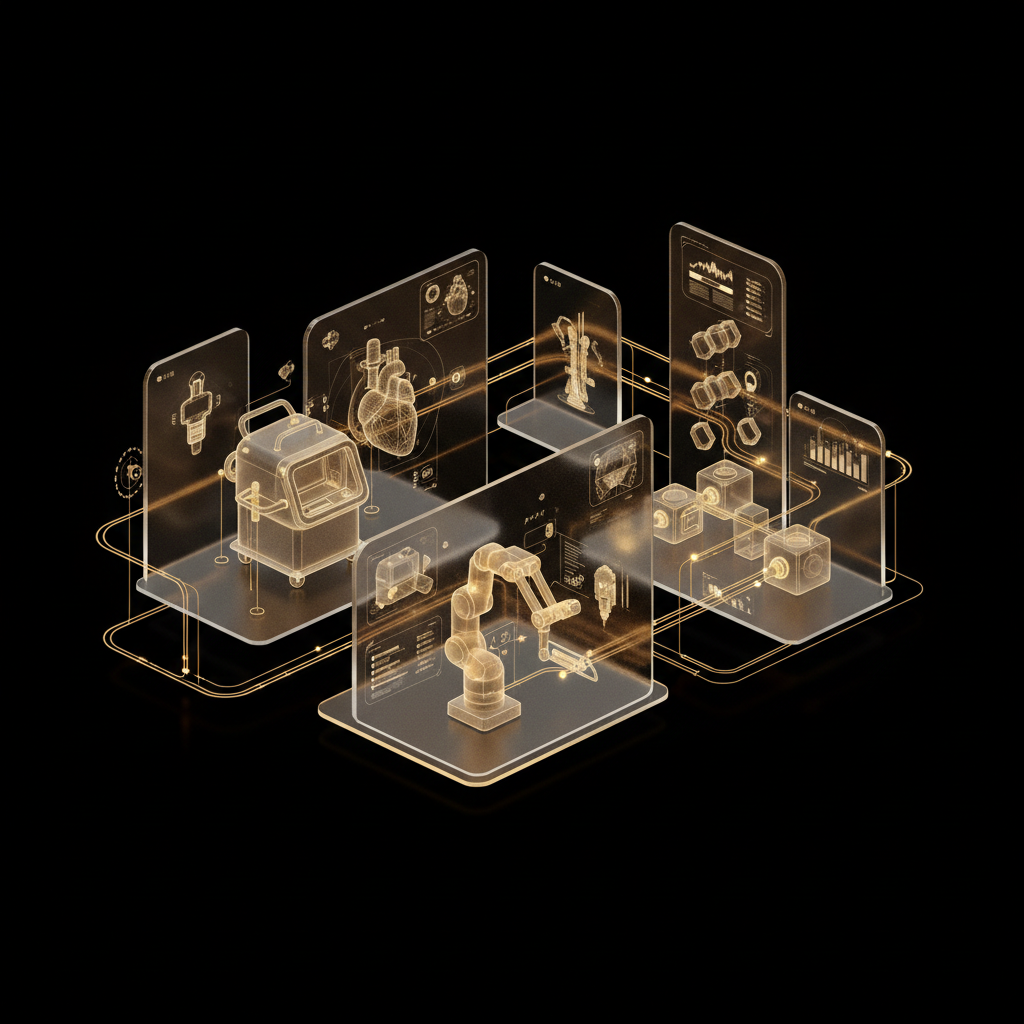 3D visualization illustration Agentforce Revenue Management for Medical Devices - Revenue recognition automation - RenderDraw