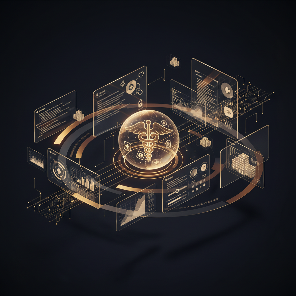 3D visualization illustration Agentforce Revenue Management for Healthcare - Compliance with ASC 606 & IFRS 15 - RenderDraw