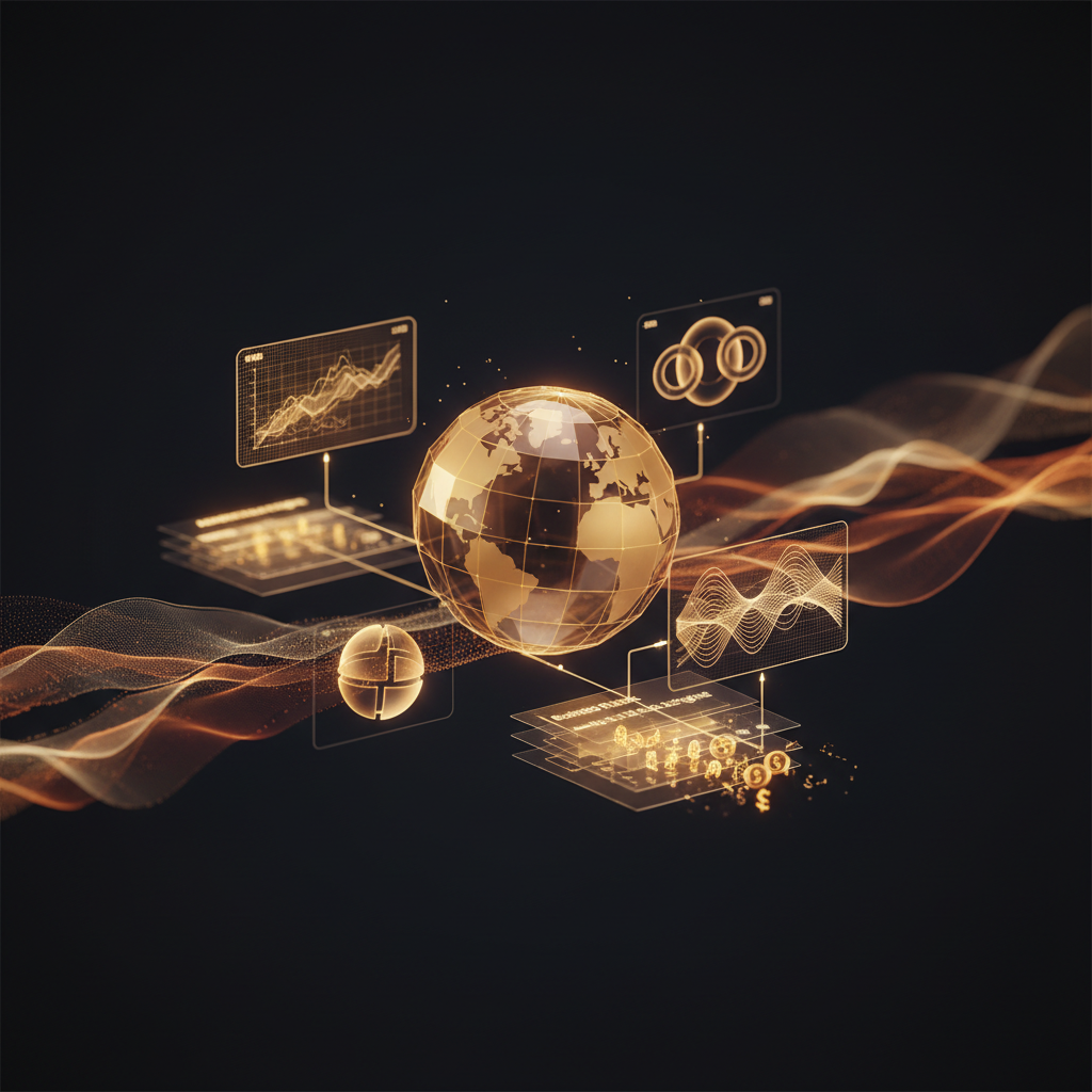 3D visualization illustration Agentforce Revenue Management for Media & Entertainment - Business rules engine for revenue - RenderDraw