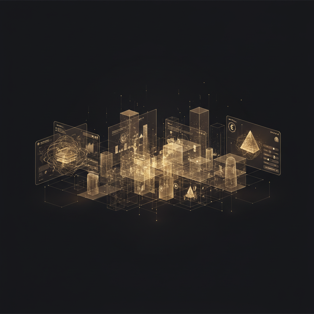 3D visualization illustration Agentforce Revenue Management for Financial Services - Revenue operations (RevOps) best practices - RenderDraw