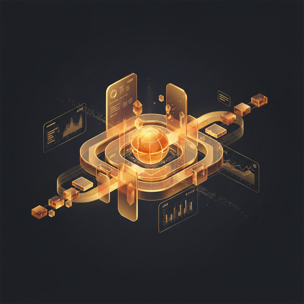 3D visualization illustration Agentforce Revenue Management for SaaS & Software - Revenue operations (RevOps) best practices - RenderDraw