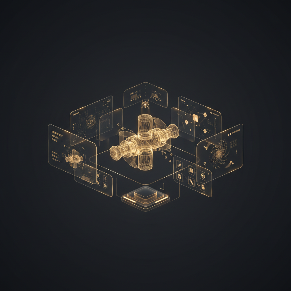 3D visualization illustration Agentforce Revenue Management for Manufacturing - Revenue Cloud migration strategy - RenderDraw