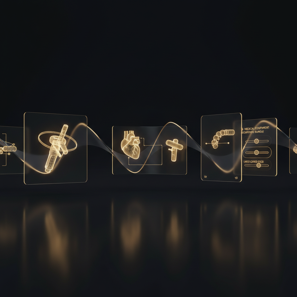 3D visualization illustration Agentforce Revenue Management for Medical Devices - Sales rep productivity tools - RenderDraw