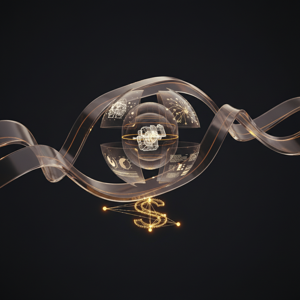 3D visualization illustration Agentforce Revenue Management - Revenue Management Intelligence - RenderDraw