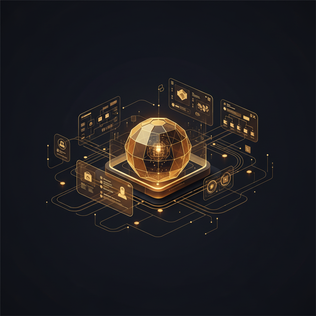 3D visualization illustration Agentforce Revenue Management - Salesforce Revenue Cloud trial org setup - RenderDraw