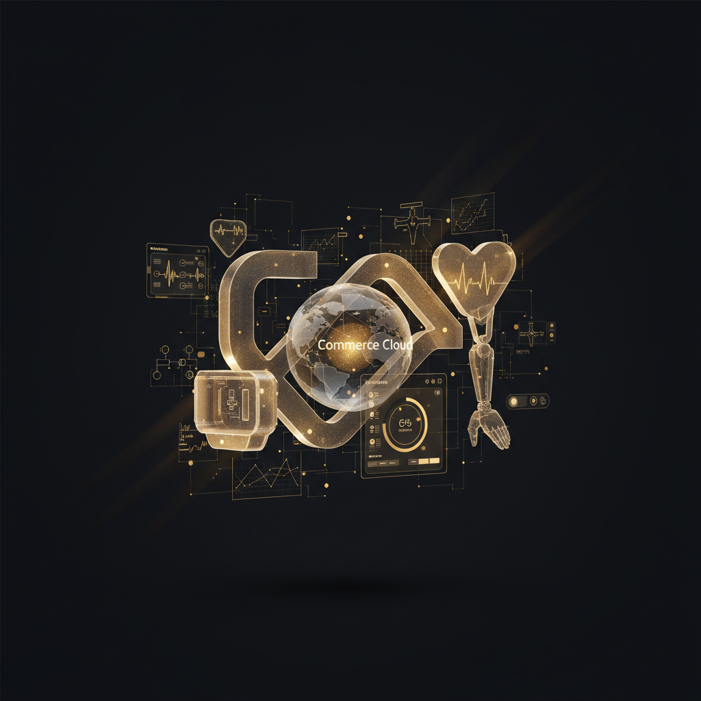 3D visualization illustration Commerce Cloud for Medical Devices - Data Visualization - RenderDraw